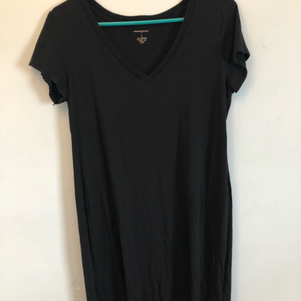 Black t-shirt dress